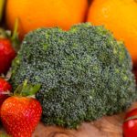 healthy, fresh, raw vegetables and fruits